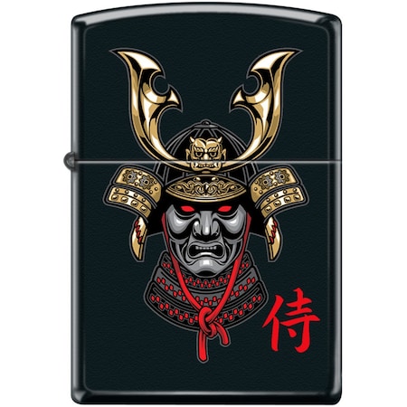 Zippo 2024 Zippo Samurai In Helmet Design, Black Matte ZIP-218CI411237